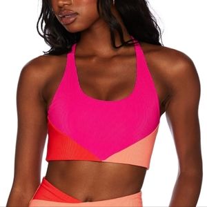 Beach Riot Norah Top in Magenta Coral - Small